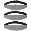 3 Pieces Baby Car Seat Head Support - Head Band Strap Headrest, Sleep Sling Sleep Locator for Infants and Toddlers Cute Pattern Kids Travel (Soft Grey) view 1