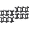 Zerodeko Train Bridge Pier Toy - 12 Pcs Wooden Train Track Accessories Multi-Level Support Risers for Kids Railway Bridge Model for Indoor and Outdoor Play view 1