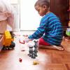 Zerodeko Train Bridge Pier Toy - 12 Pcs Wooden Train Track Accessories Multi-Level Support Risers for Kids Railway Bridge Model for Indoor and Outdoor Play view 2