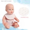 eDollable Realistic Baby Doll Accessories Set Toys for 12 inch Dolls Includes Doll Potty, Bib,Pacifier,Diaper and Feeding Bottle Perfect for Kids, Toddlers, and Girls view 2