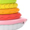 Almencla Building Rings Stacker, Stacking Blocks, Montessori Intelligence Development Hand Eye Coordination Stacking Nesting Circle Toy, for Children view 4