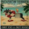 1000 Piece Wooden Puzzles Beach Cocktail Life Boston Terrier Birthday Christmas Housewarming Gift Jigsaw Puzzles for Adults and Kids Development Toys Games Toys Gift view 1