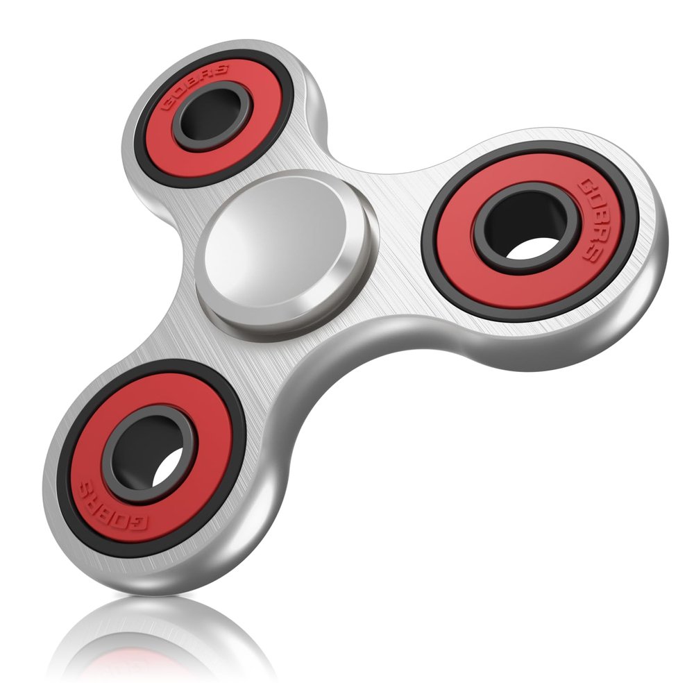 ATESSON Fidget Spinners Toys, Durable High Speed Bearing Metal Hand Finger Spinner EDC ADHD Focus Anxiety Stress Relief Boredom Killing Time Toys for Kids Adults