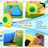 Whubefy Inflatable Water Slides for Kids with 450W Blower, 6 in 1 Blow Up Water Park, 158x 138 x 89 Waterslide w/Climbing Wall, Splash Pool, 2 Water Cannon, Basketball Rim & Crocodile Shower Head view 4