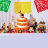 Libima 26 Pcs Mexican Decor Fiesta Decorations Include 6 Donkey 12 Large Fiesta Maracas 2 Serape Table Runners 6 Sombrero Hats for Mexican Decorations Favors(Boho) view 4