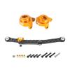 NexxSpeed CNC Carbon Steering Links w/Aluminum Knuckles (Gold) - AXIAL SCX24 / AX24 view 1