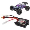 Alomejor RC Brushed ESC, 30A, High-Performance Electronic Speed Controller, 2.4GHz, 7.4V, Durable Plastic Construction, Compact Size 58x35x13mm, Compa view 4