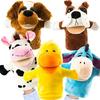 15-Piece Animal Hand Puppets Bundle - Premium Quality, Movable Open Mouths - Safari, Farm, Jungle, Zoo - Perfect for Storytelling, Teaching, Preschool. view 3