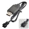 Aliwisdom Universal RC Battery Charger Cable with SM-3 Pin Plug for 7.4V 2S Lipo Battery, Compatible RC Car/Boat/Plane/Drone/Tank/Helicopters and Other Remote Control Toys view 1