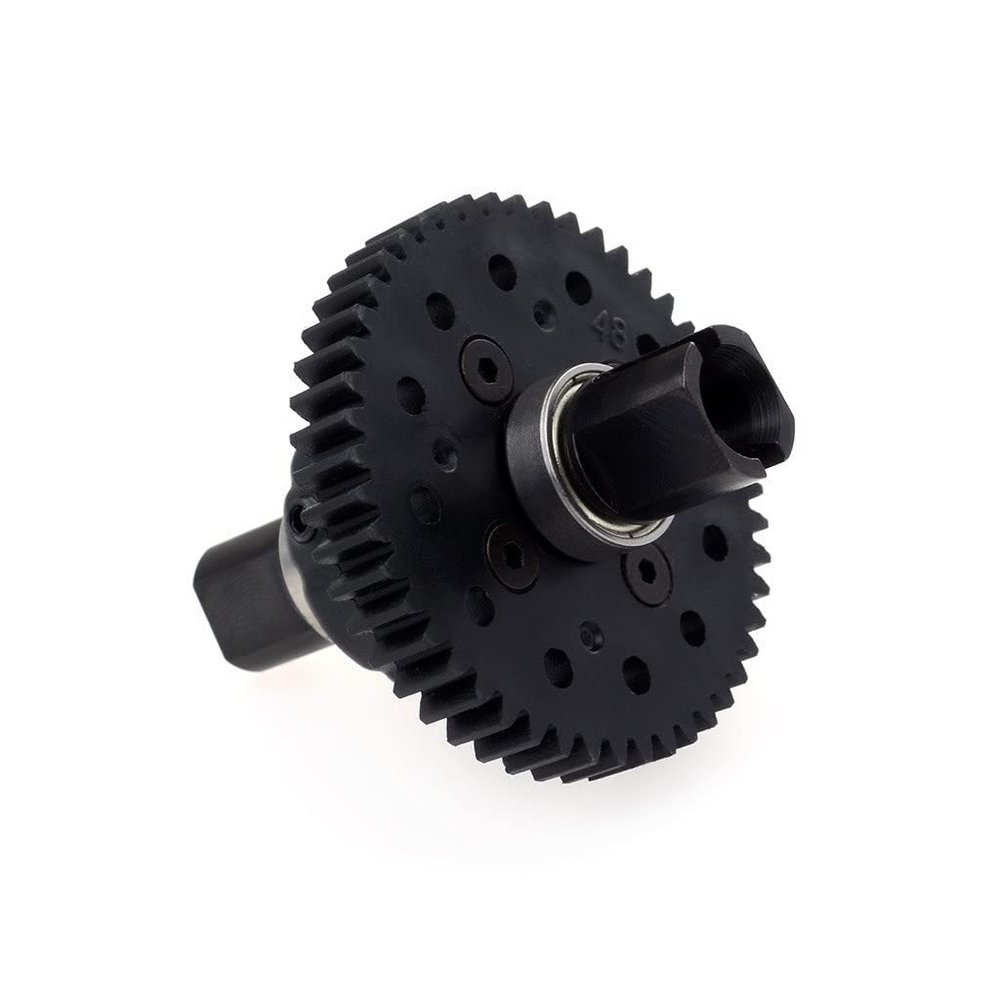 48T Center Differential Upgrades Part for SCT 1/8 RC Car Buggy Truck, RC Middle Differential Gear, ZD Racing 8474 Steel Spur Gear Slipper Clutch (48T)