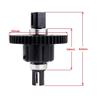 48T Center Differential Upgrades Part for SCT 1/8 RC Car Buggy Truck, RC Middle Differential Gear, ZD Racing 8474 Steel Spur Gear Slipper Clutch (48T) view 2