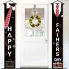 Black Happy Father's Day Door Banner with Happy Fathers Day Balloons - 16 Inch | Happy Father's Day Banner for Fathers Day Decorations | Happy Father Day Balloons for Party Decorations view 2