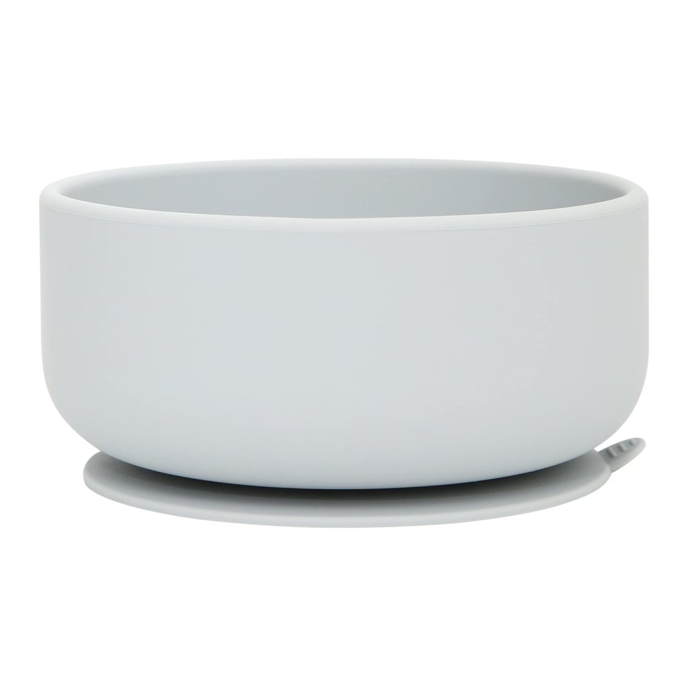 dollop Silicone Suction Bowl | BPA Free | Dishwasher & Microwave Safe (Faint Lilac)