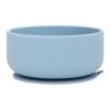 dollop Silicone Suction Bowl | BPA Free | Dishwasher & Microwave Safe (Slate Blue) view 1