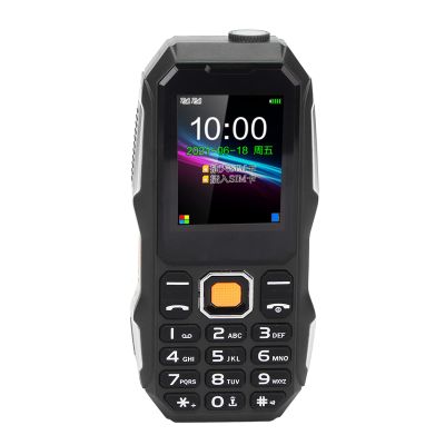 2G Unlocked Rugged Big Phone, Factory Unlocked Phone Seniors Cell Phone with 1.8in Screen BT Connection FM Radio 9 Family Number Large Speaker 5800mAh Batery for Seniors Kids