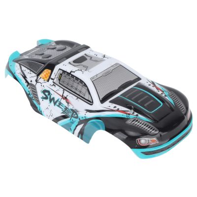RC Car Body Shell Frame for 16101PRO 1:16 RC Cars, Easy Replacement PVC Shell Accessory (Cyan)