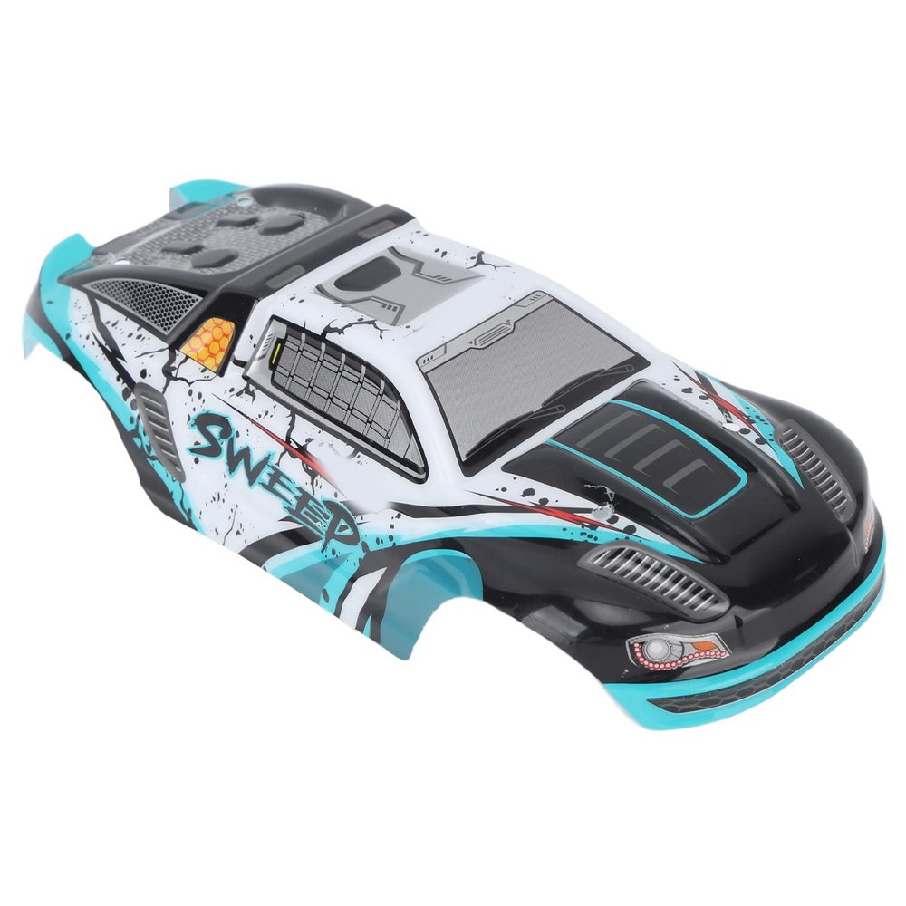 RC Car Body Shell Frame for 16101PRO 1:16 RC Cars, Easy Replacement PVC Shell Accessory (Cyan)