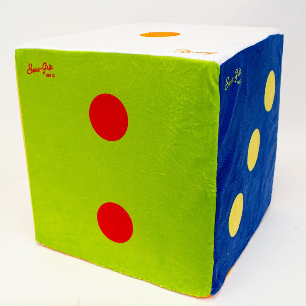 12" Large Foam Fuzzy Dice for Indoor or Outdoor
