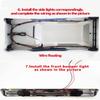 Palumma For TRX4 LED Light Kit, RC Car Headlights+Front bar lamp + Steering lamp+brake light+Reversing light for Traxxas 1/10 TRX4 1972 Chevrolet K5 Blazer(white) view 3