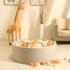 GOGOSO Ball Pit Balls for Toddlers Kids Plastic Balls for Ball-Pit Playpen Pool Baby Play Pastel BPA-Free Non Toxic Play Pastel Crush Proof Bal Orange Beige Pearl White Gray 100pcs view 4