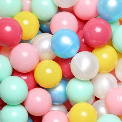 GOGOSO Ball Pit Balls for Toddlers Kids Plastic Balls for Ball-Pit Playpen Pool Baby Play Pastel BPA-Free Non Toxic Play Pastel Crush Proof Bal 7 Colors 100pcs
