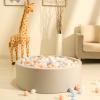 GOGOSO Ball Pit Balls for Toddlers Kids Plastic Balls for Ball-Pit Playpen Pool Baby Play Pastel BPA-Free Non Toxic Play Pastel Crush Proof Bal Pearl Blue Pink White 100pcs view 4