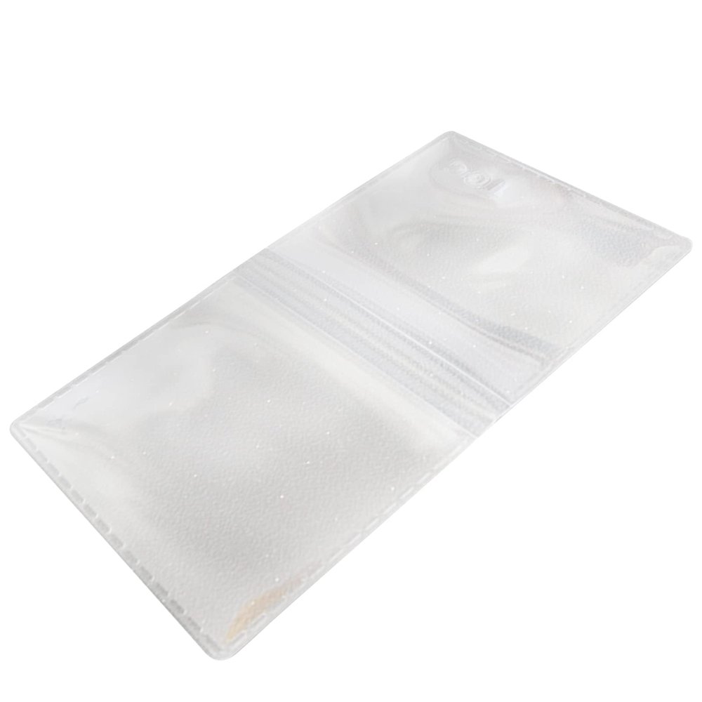 100X 45 * 45mm Double Pocket Vinyl Coin Flips Platic PVC Bag for Storage Display Accessories Part