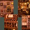 3D Wooden Puzzle Bookshelf Insert Decor,DIY Dollhouse Miniature Book Nook Assemble Kit,Bookends Model Build-Creativity Kit for Adults Women Birthday Gift view 3
