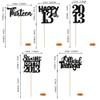 30PCS Black 13th Birthday Cupcake Toppers Glitter Thirteen Happy 13th Straight Outta 2012 Cupcake Picks for Cheers to 13 Years Birthday Anniversary Party Decorations Supplies view 2