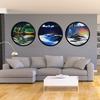 AECEVAN 24'' Moving Sand Art Decor, 360  Rotation Wall Art Sculpture Decoration 3D Sand Art Liquid Motion Sand Painting Art Living Room Home Office Decoration for Art Gallery Decor view 3
