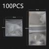 100Pcs 45 * 45mm Double Pocket Vinyl Coin Flips Platic PVC Bag for Storage Display Part Accessories view 4