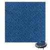 Luckin Sports 108 X 56 inch Tabletop Professional Casino Felt Layout for Texas Hold'em Poker and Blackjack. 100% Fabric, Waterproof and Stain Resistant, Washable and Ironable. (Square Lines Blue) view 1