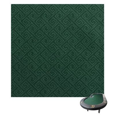 Luckin Sports 108 X 56 inch Tabletop Professional Casino Felt Layout for Texas Hold'em Poker and Blackjack. 100% Fabric, Waterproof and Stain Resistant, Washable and Ironable. (Square Lines Green)