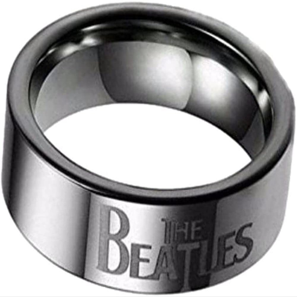 TCB Creations Rock Band Name Logo Stainless Steel Band Finger Ring (11)