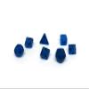 10mm Mini Polyhedral Dice Collection - Includes one D20, D12, D10, D8, D6, D4, and D00 (Deep Blue) view 3
