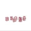 10mm Mini Polyhedral Dice Collection - Includes one D20, D12, D10, D8, D6, D4, and D00 (Pink Sparkle) view 1