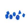10mm Mini Polyhedral Dice Collection - Includes one D20, D12, D10, D8, D6, D4, and D00 (Ocean Blue) view 3