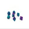 10mm Mini Polyhedral Dice Collection - Includes one D20, D12, D10, D8, D6, D4, and D00 (Poison Cloud) view 3