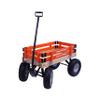 AmishToyBox Berlin Big-Foot Kid's Wagon - Perfect Wagon for Children and Toddlers - Amish Made in Ohio, USA - 10" No-Flat Tires (Orange) view 1