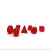 10mm Mini Polyhedral Dice Collection - Includes one D20, D12, D10, D8, D6, D4, and D00 (Watermelon) view 2
