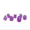 10mm Mini Polyhedral Dice Collection - Includes one D20, D12, D10, D8, D6, D4, and D00 (Violet Dust) view 2
