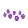 10mm Mini Polyhedral Dice Collection - Includes one D20, D12, D10, D8, D6, D4, and D00 (Violet Dust) view 3