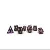 10mm Mini Polyhedral Dice Collection - Includes one D20, D12, D10, D8, D6, D4, and D00 (Wine) view 1