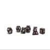 10mm Mini Polyhedral Dice Collection - Includes one D20, D12, D10, D8, D6, D4, and D00 (Wine) view 2