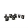 10mm Mini Polyhedral Dice Collection - Includes one D20, D12, D10, D8, D6, D4, and D00 (Dark Sparkle) view 2