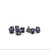 10mm Mini Polyhedral Dice Collection - Includes one D20, D12, D10, D8, D6, D4, and D00 (Blue Dust) view 2