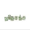 10mm Mini Polyhedral Dice Collection - Includes one D20, D12, D10, D8, D6, D4, and D00 (Green Sparkle) view 1