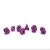 10mm Mini Polyhedral Dice Collection - Includes one D20, D12, D10, D8, D6, D4, and D00 (Poison Purple) view 2