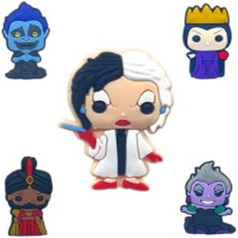 Evil Villains Carton Characters Set of 5 Fridge PVC Magnets