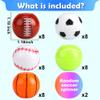 42 Pack Sport Party Favors, Mini Fidget Spinner Sport Ball Toys for Kids Fidget Toys Soccer Baseball for Kids 6-8 8-12 Goodie Bag Stuffers Christmas Birthday Gifts Treasure Box Classroom Prizes view 2